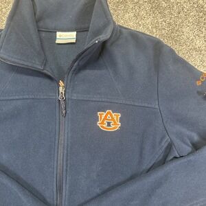 Columbia AUBURN TIGERS Full-Zip Fleece Jacket  Medium Navy Blue